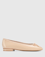 Agnes New Flesh Patent Leather Flat 