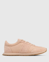Colleen Ballet Pink Nylon Textile and Suede Leather Sneaker 