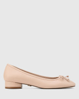Belle Ballet Pink Leather Pump 