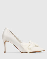 Sierra Ivory Recycled Satin Pump 