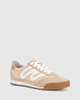 Exceed Taupe Leather Sneaker 