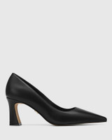 Lover Black Leather Pump 