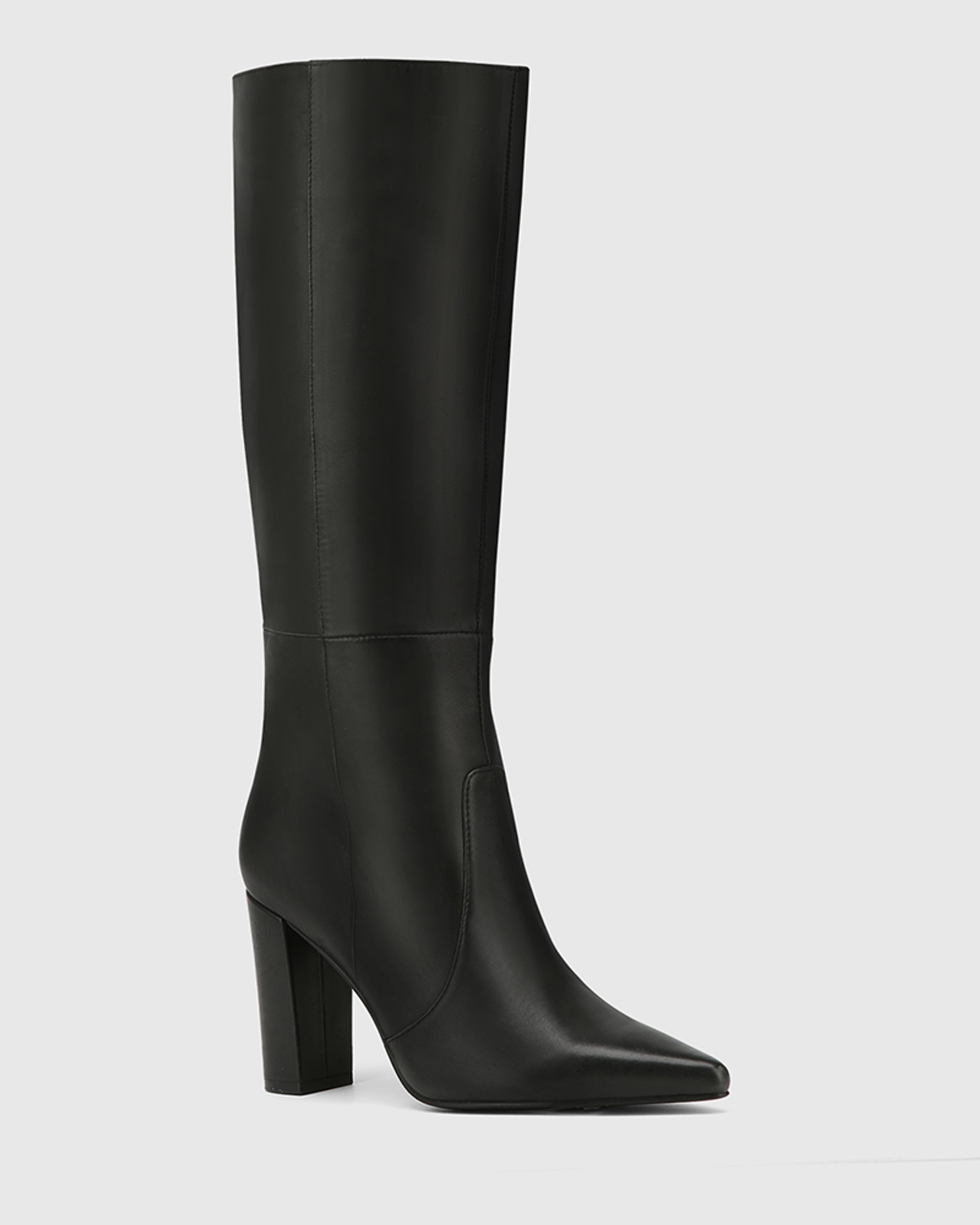 long black leather womens boots