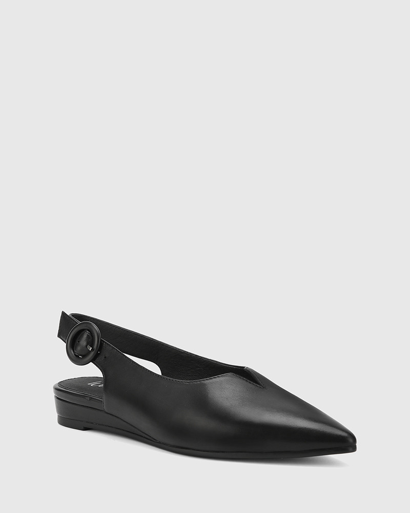 pointed slingback flats