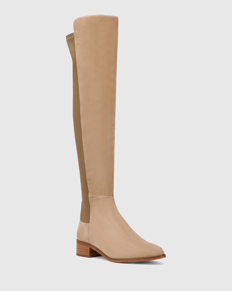 camel knee boots