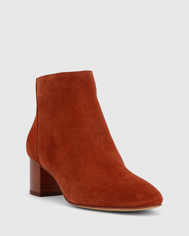 rust suede boots