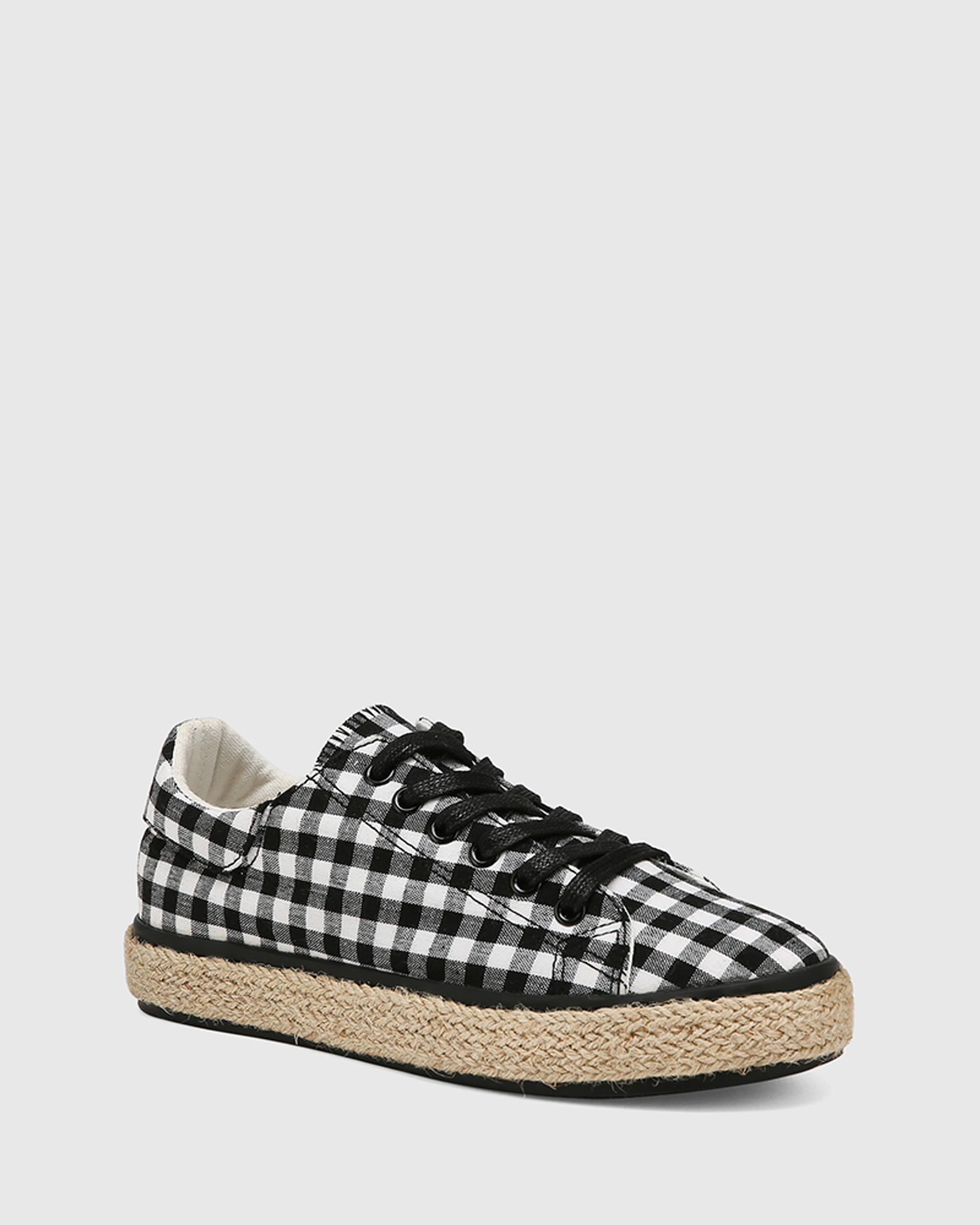 black espadrille sneakers