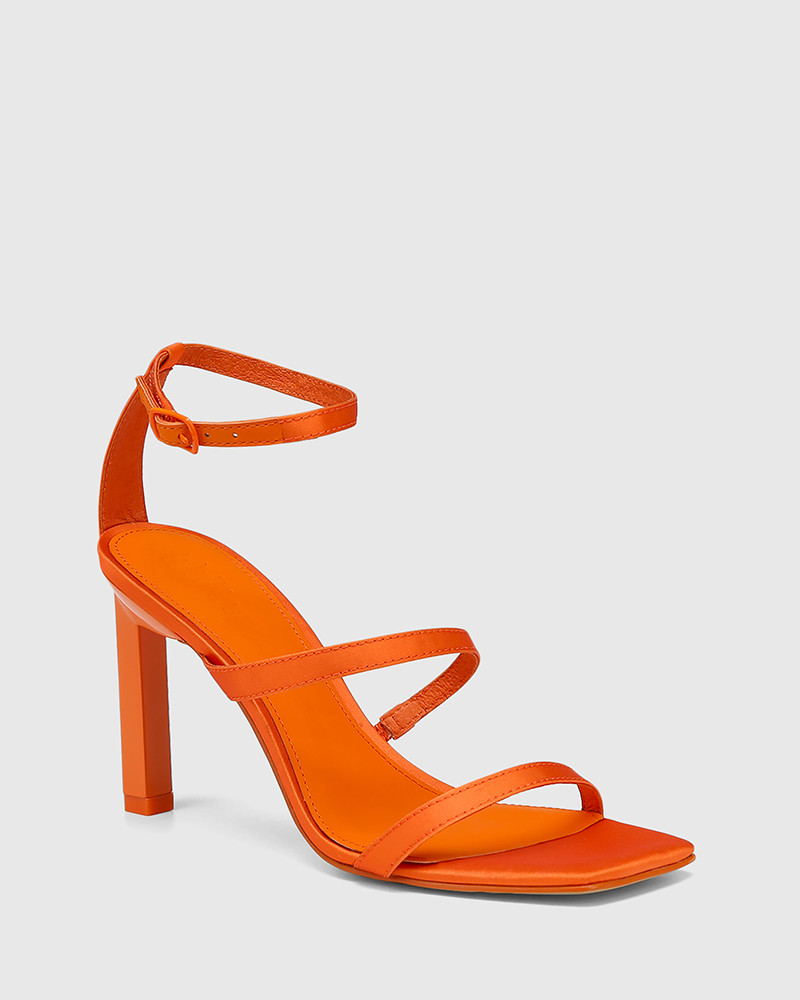 Renai Highlighter Orange Recycled Satin 
