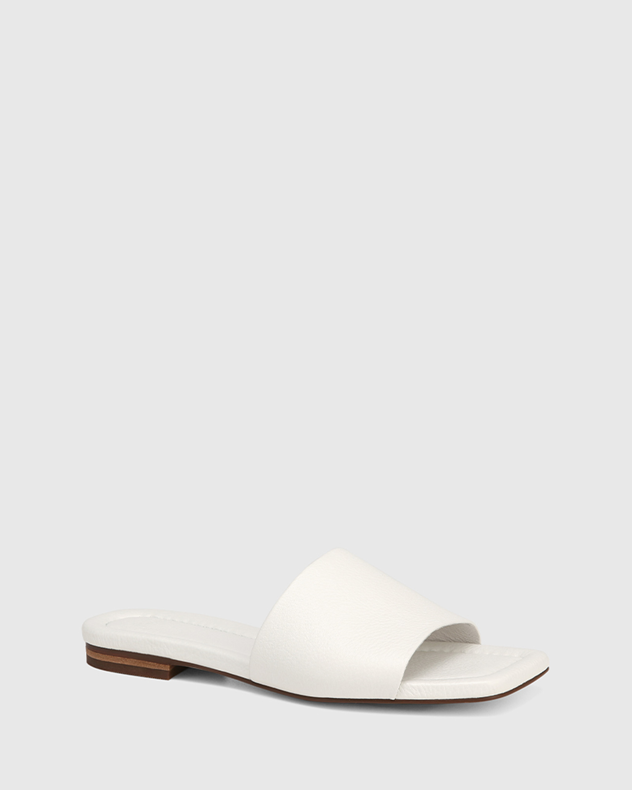 R&B Women's White Flats