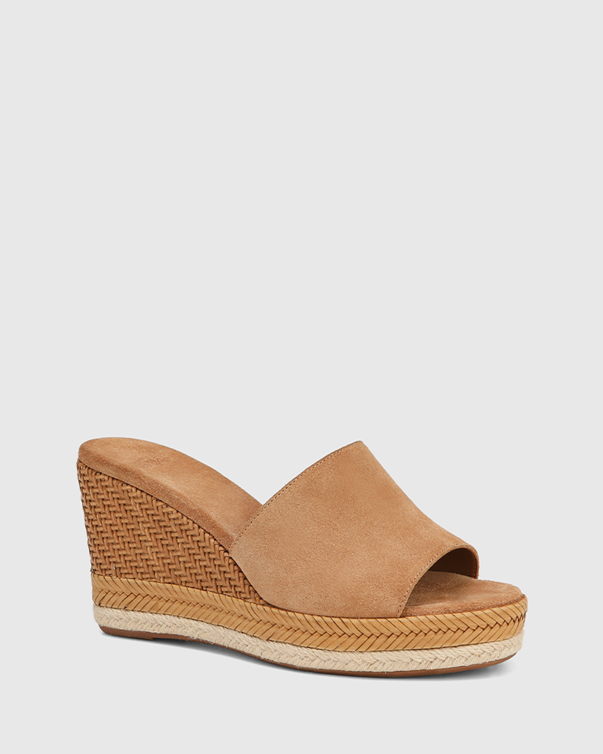 Espadrille wedge store mule