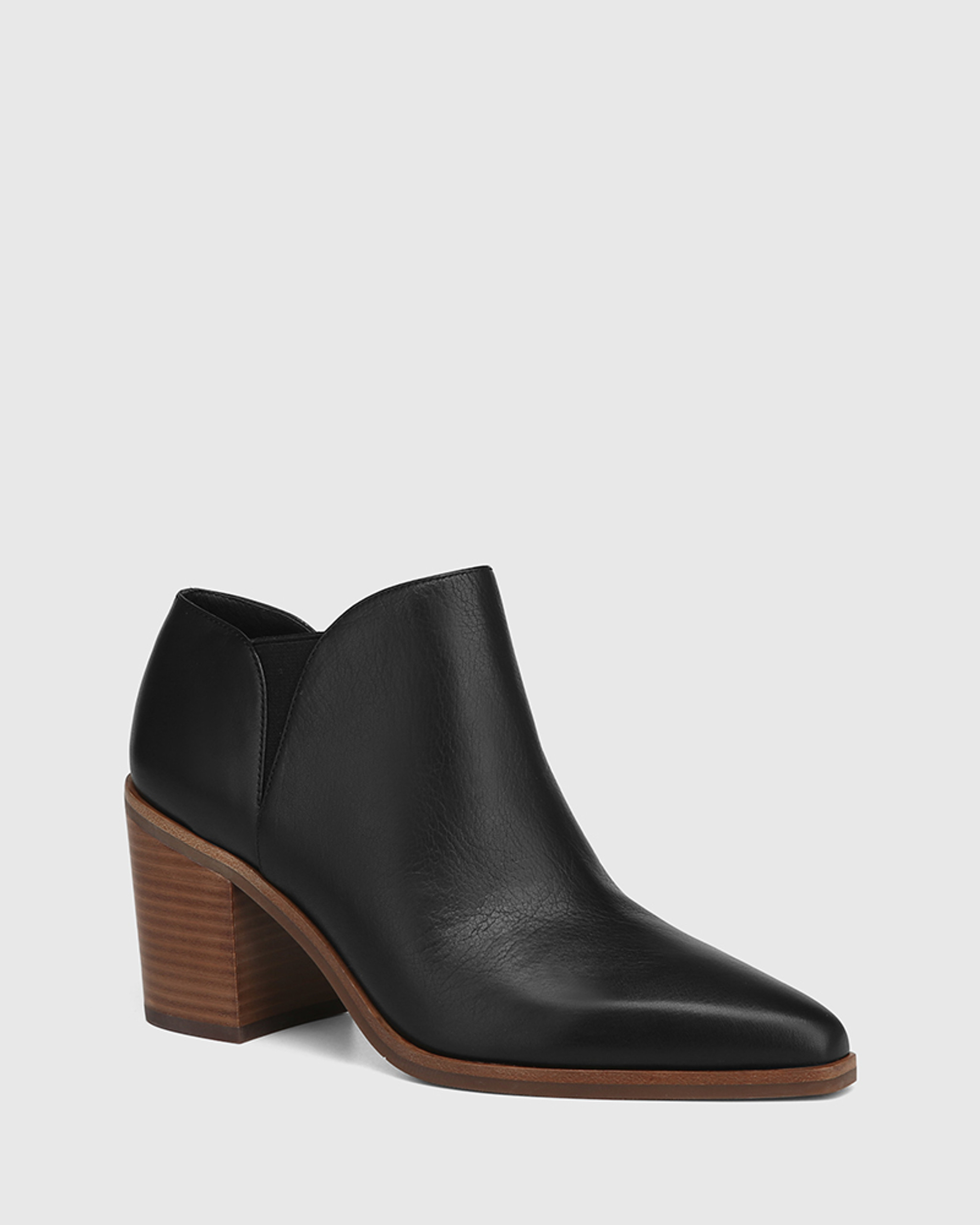 Low cut store black booties