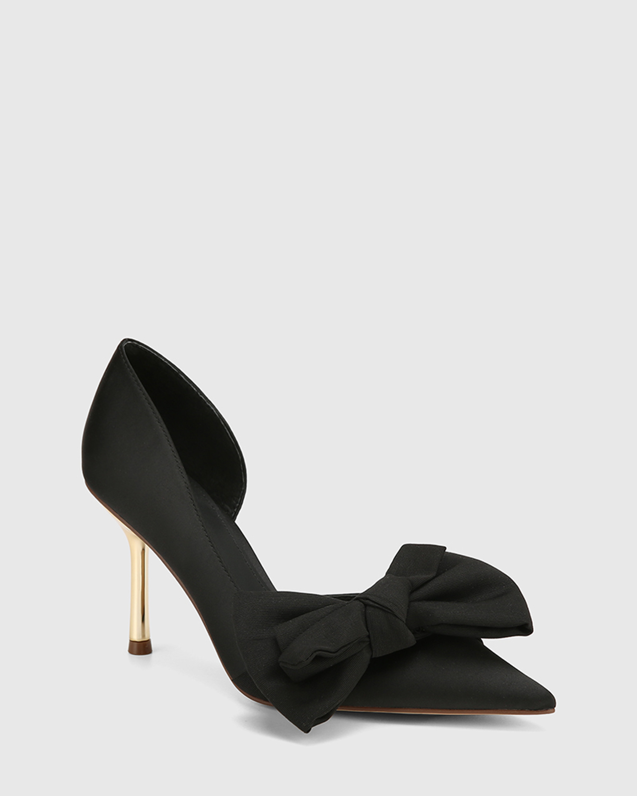 Satin heels sales