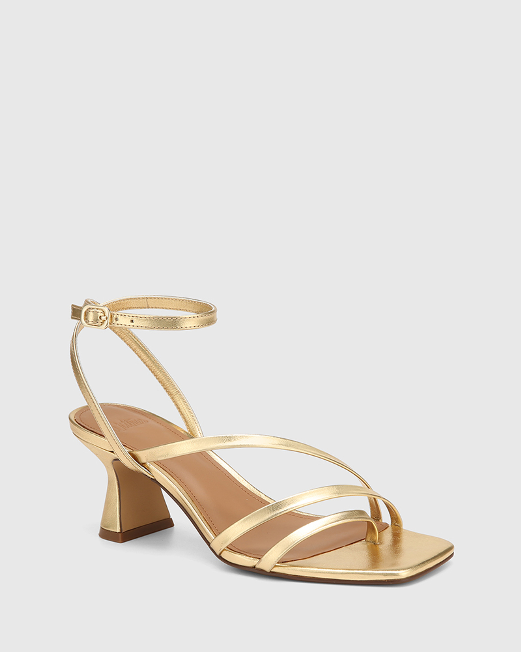 Heloise Metallic Leather Sandal – SCHUTZ