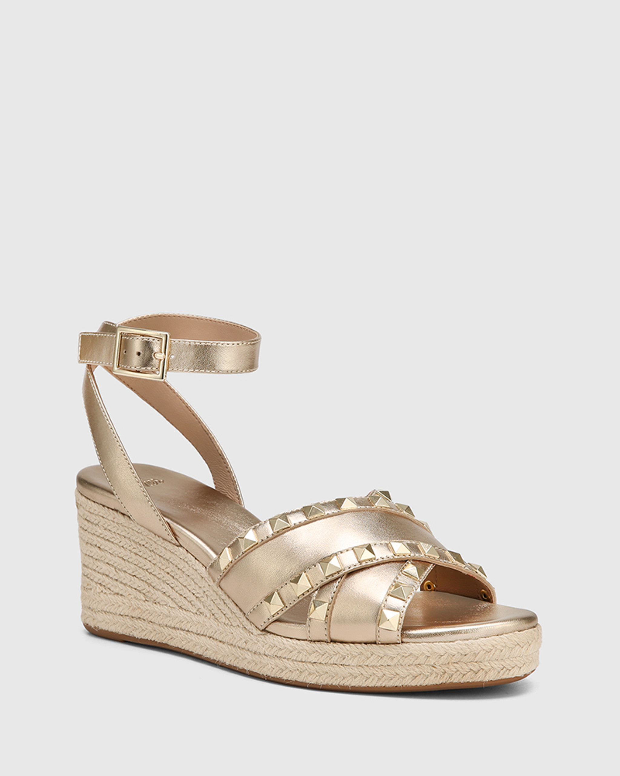 FLUENT in SILVER Wedge Sandals - OTBT shoes