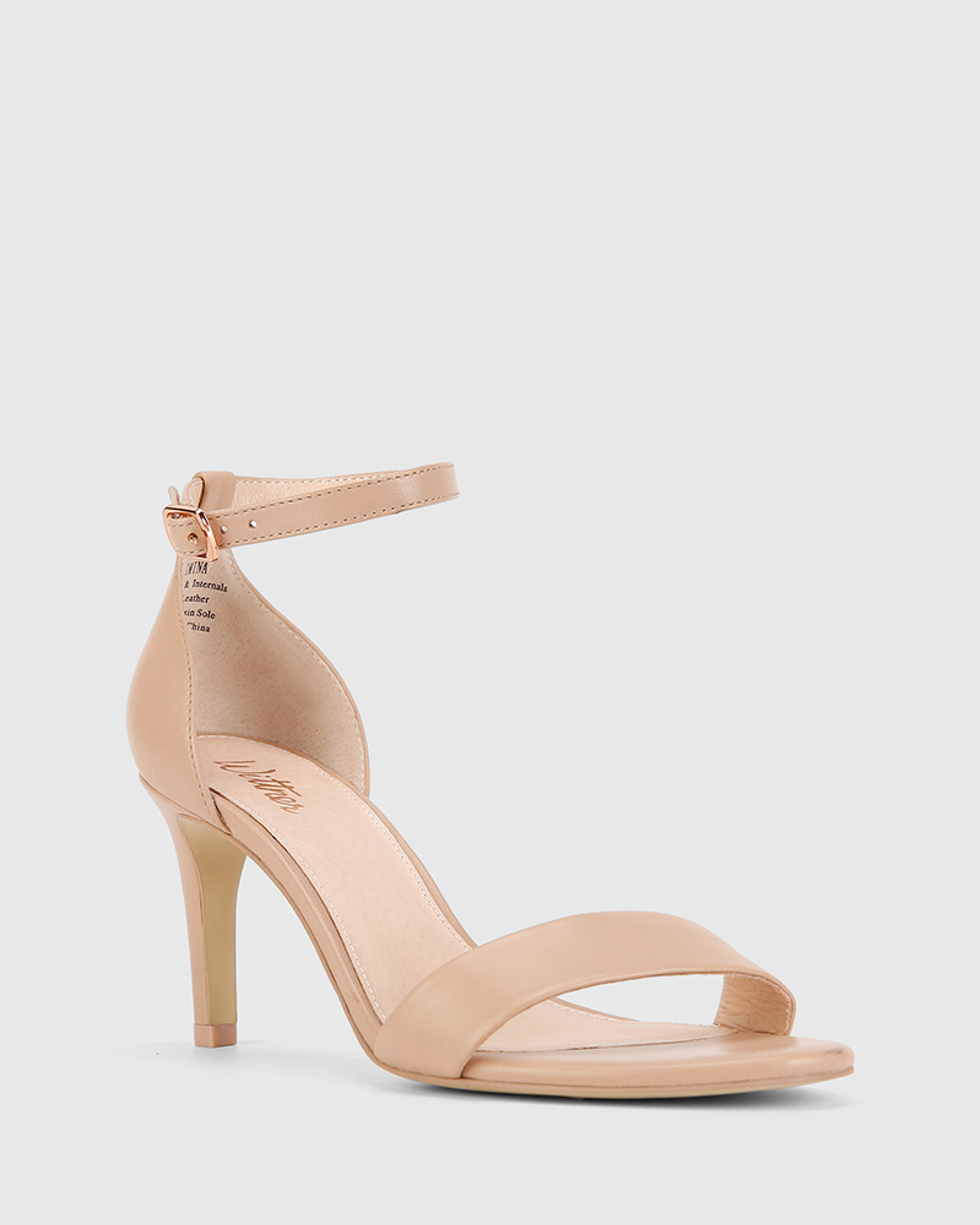 closed heels with ankle strap