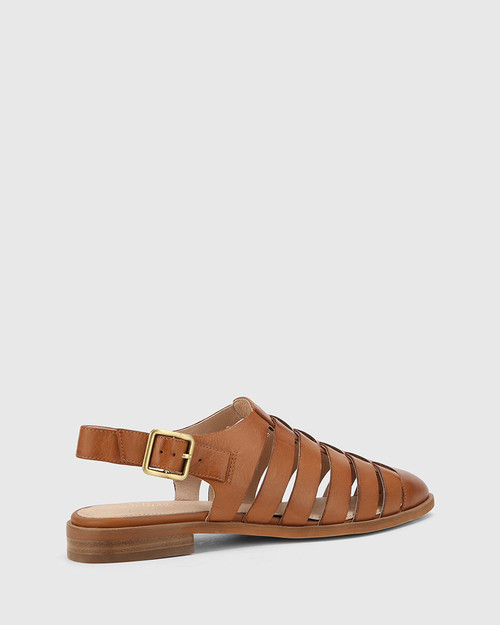 Buy U.S. Polo Assn. Men Tan Closed Toe Albertus Leather Sandals - NNNOW.com