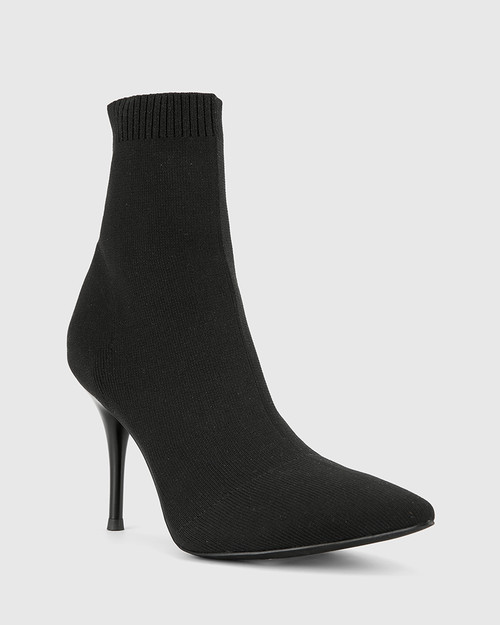 stiletto heel booties