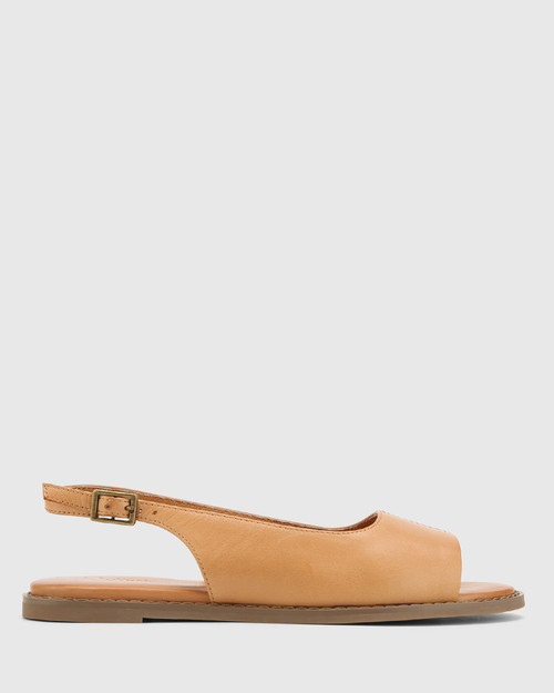 peep toe slingback sandals