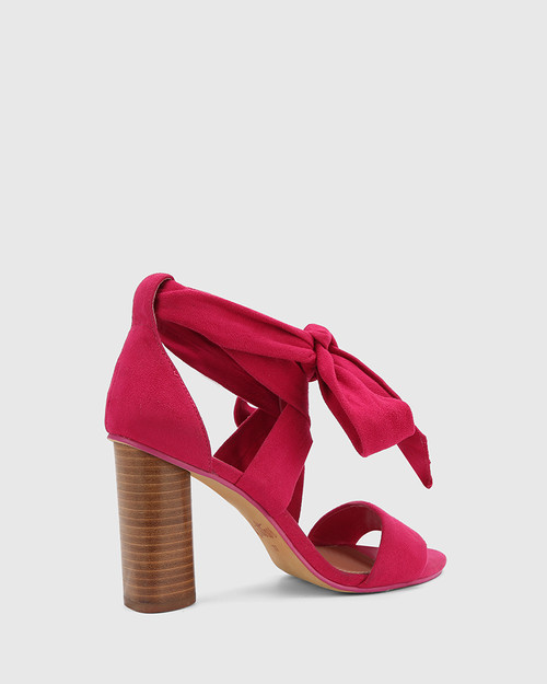 hot pink strap heels