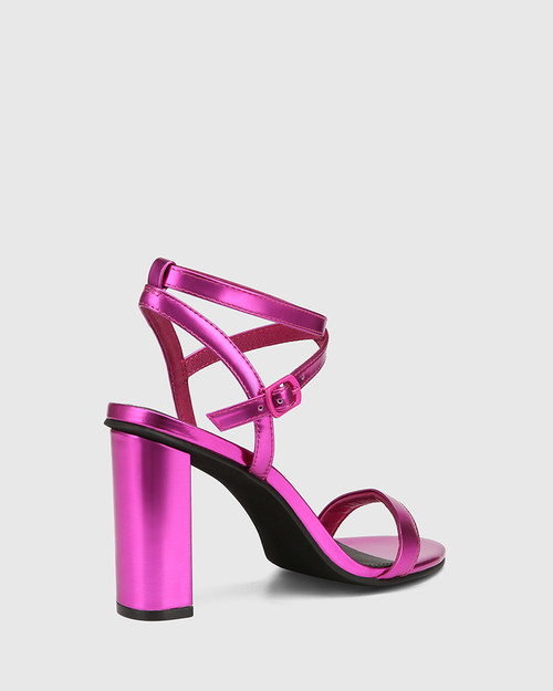 Magenta sales block heels