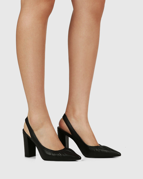 Black Slingback Heels for Women | ASOS