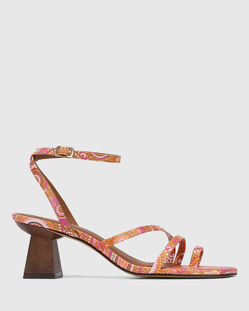 Kaiya Winyarr Print Leather Strappy 