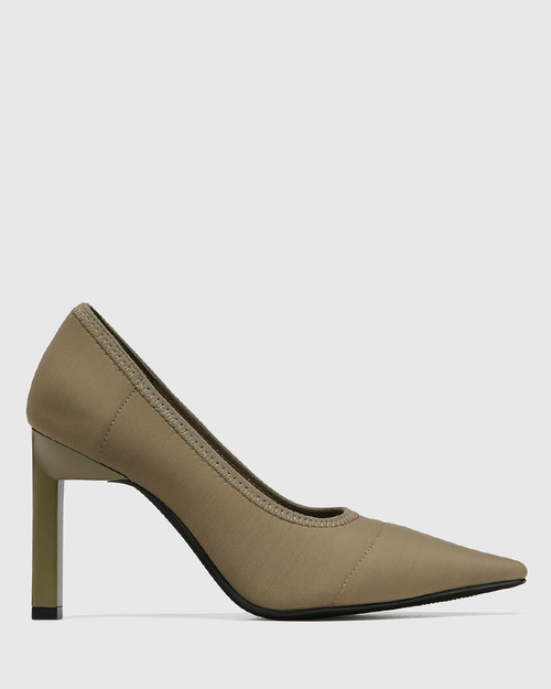 Graceland) Khaki Green High Heels in Khaki | DEICHMANN