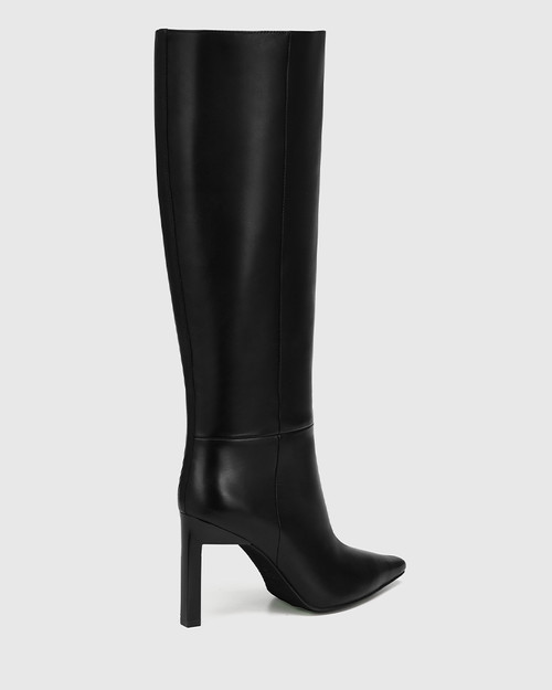 pull on long boots womens