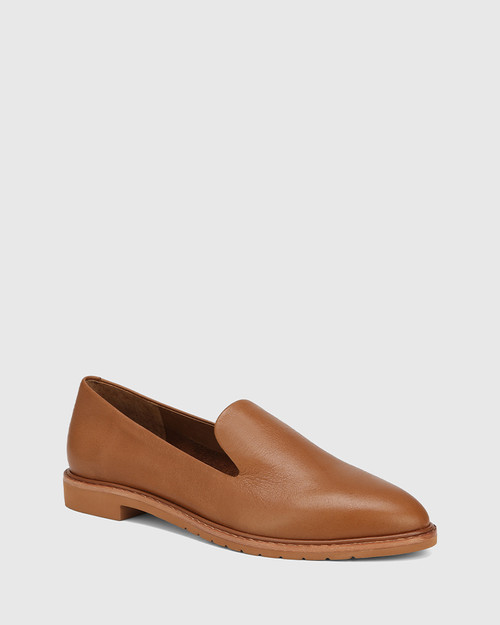 Eman New Natural Leather Loafer 