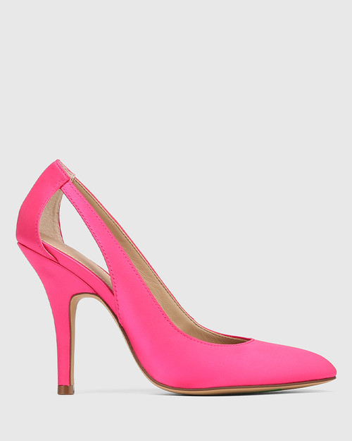 Hot pink pointed on sale heels