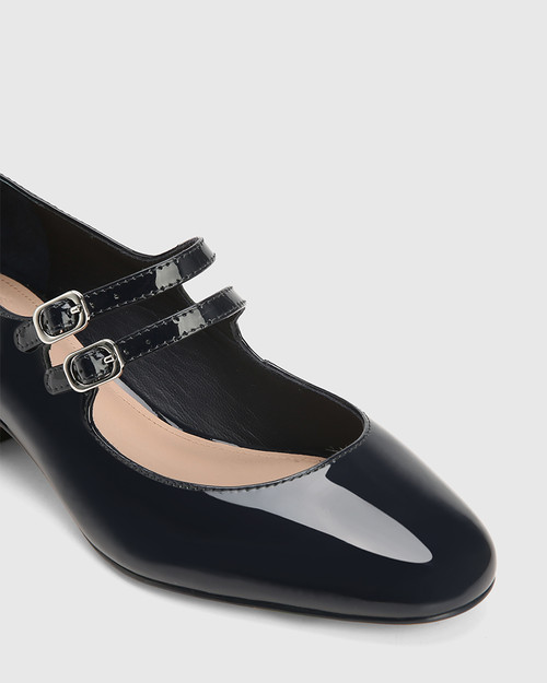 Estella Midnight Patent Leather Mary Jane & Wittner & Wittner Shoes