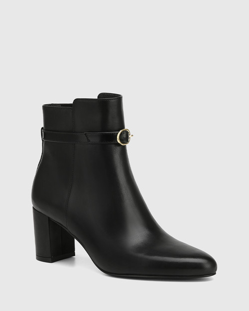 Karisma Black Leather Ankle Boot & Wittner & Wittner Shoes