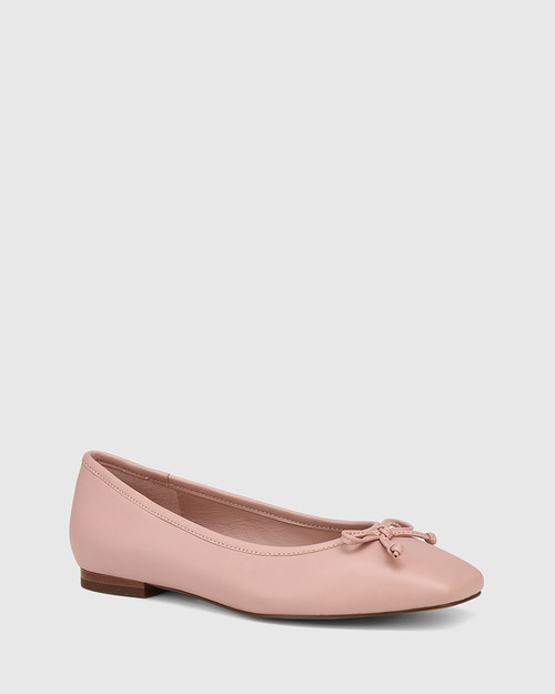 Aleisha Blush Leather Ballet Flat & Wittner & Wittner Shoes