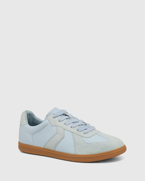 Blaze Placid Blue Suede Leather Sneaker & Wittner & Wittner Shoes