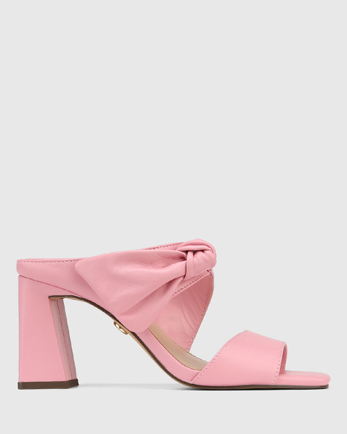 Sally Petal Pink Leather Mule & Wittner & Wittner Shoes