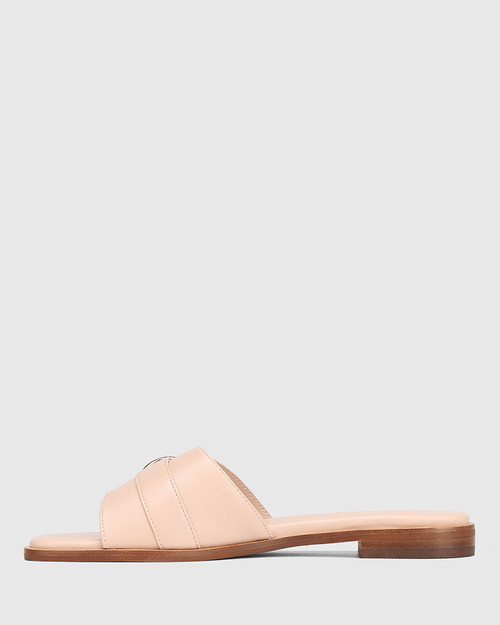 Delmore Ballet Pink Leather Slide & Wittner & Wittner Shoes