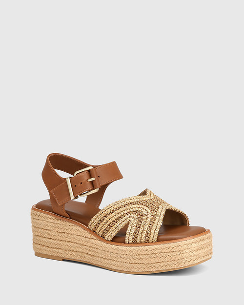 Macey Natural Raffia Platform Espadrille & Wittner & Wittner Shoes