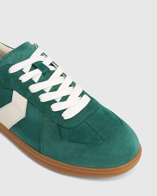 Blaze Emerald Suede Leather Sneaker