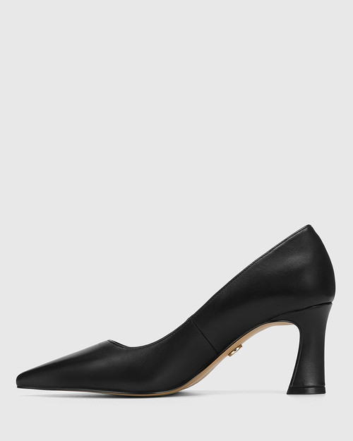 Lover Black Leather Pump & Wittner & Wittner Shoes