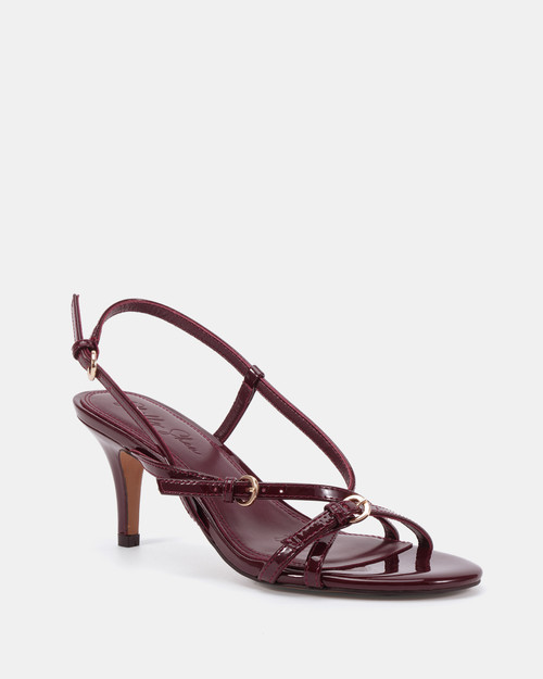 Nave Red Patent Leather Strappy Heel & Wittner & Wittner Shoes