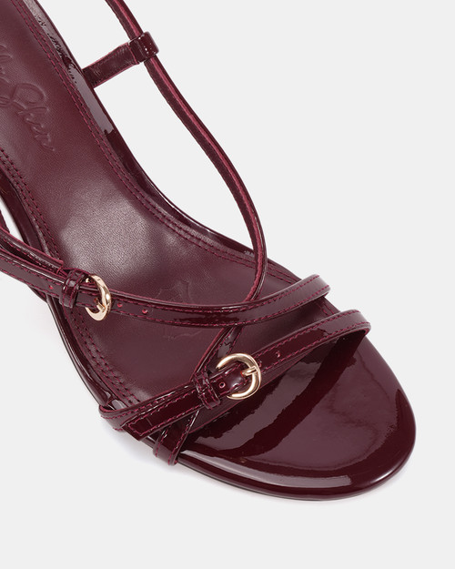 Nave Red Patent Leather Strappy Heel & Wittner & Wittner Shoes