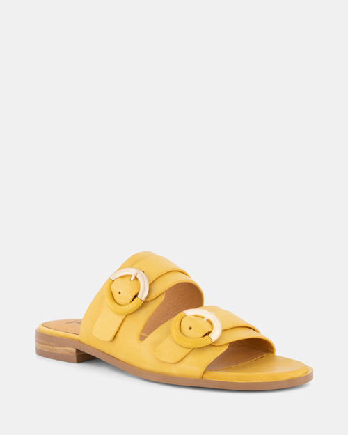Merl Mustard Leather Sandal & Wittner & Wittner Shoes