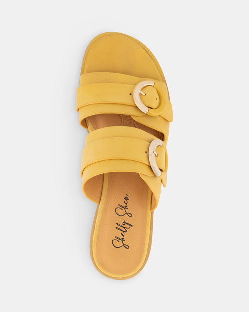 Merl Mustard Leather Sandal & Wittner & Wittner Shoes