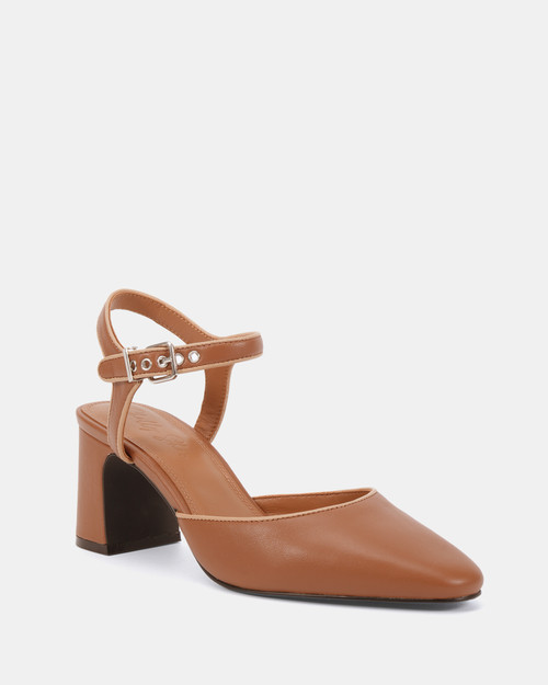 Narcs Tan Leather Heel & Wittner & Wittner Shoes