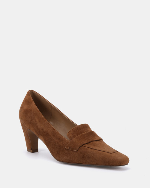 Marsin Nutshell Suede Leather Loafer & Wittner & Wittner Shoes