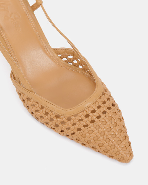 Nudge Tan Leather Slingback & Wittner & Wittner Shoes