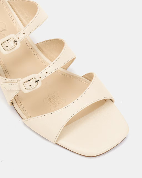 Mufasa Chalk Leather Heel & Wittner & Wittner Shoes