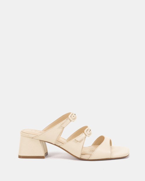 Mufasa Chalk Leather Heel & Wittner & Wittner Shoes