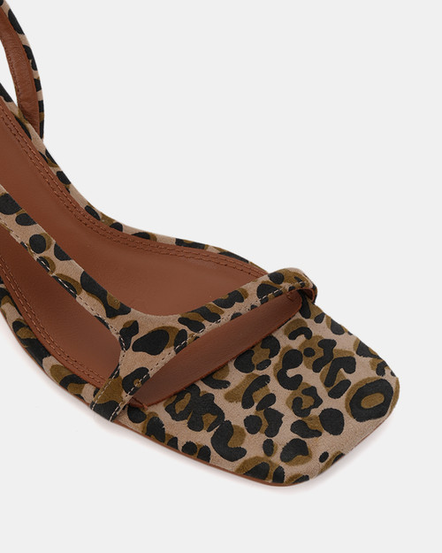 Narcisco Leopard Leather Heel & Wittner & Wittner Shoes