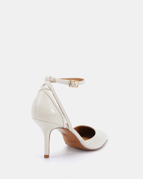 Maya Ivory Leather Heel & Wittner & Wittner Shoes